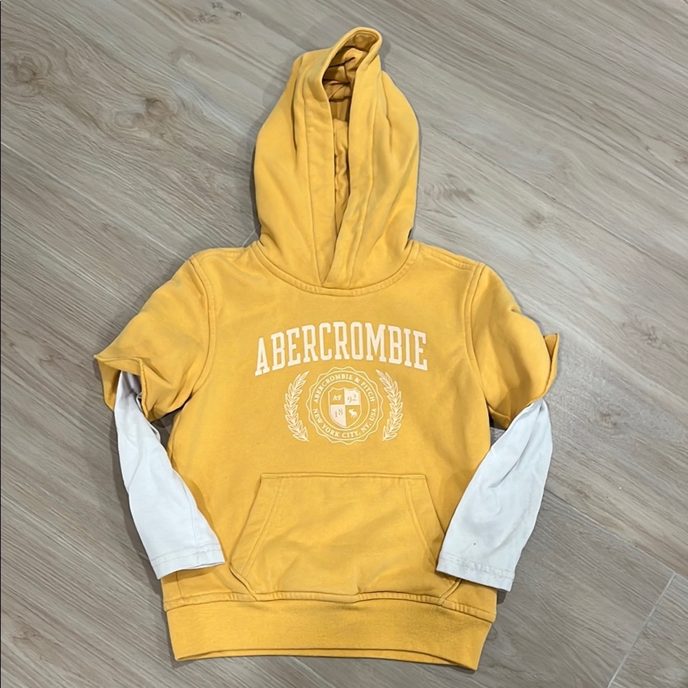 Abercrombie & Fitch Kids Yellow Hoodie